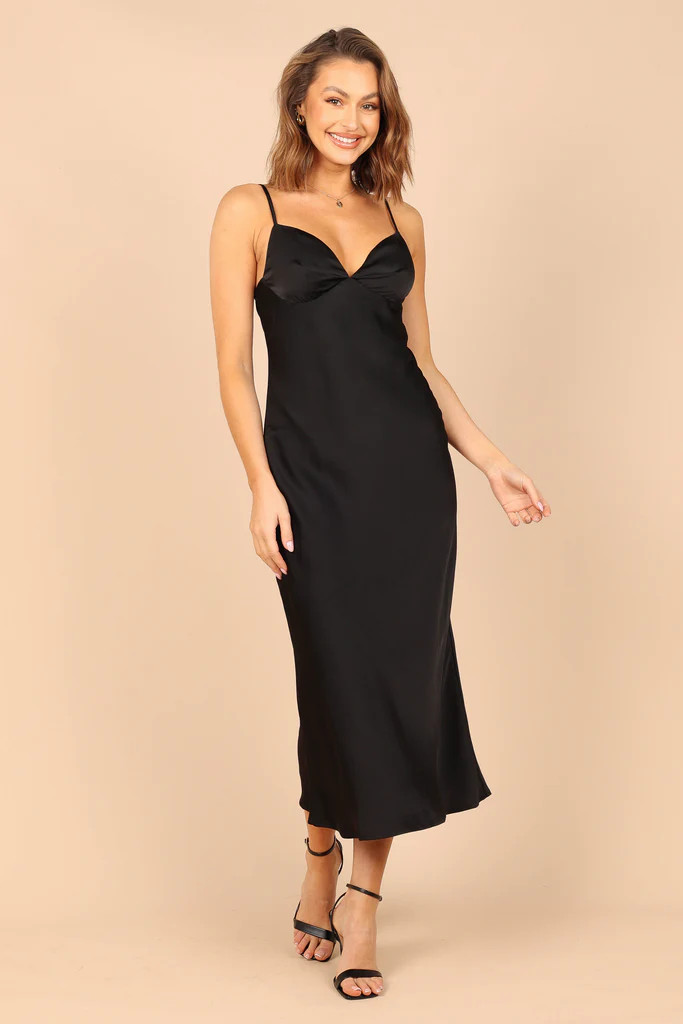 Yorelle Midi Dress - Black | Petal & Pup (US)