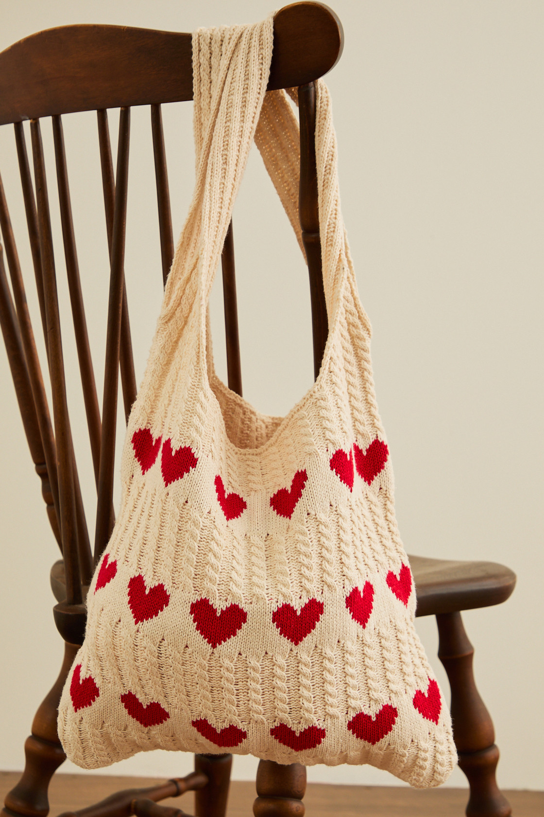 Knit Heart Tote | Altar'd State