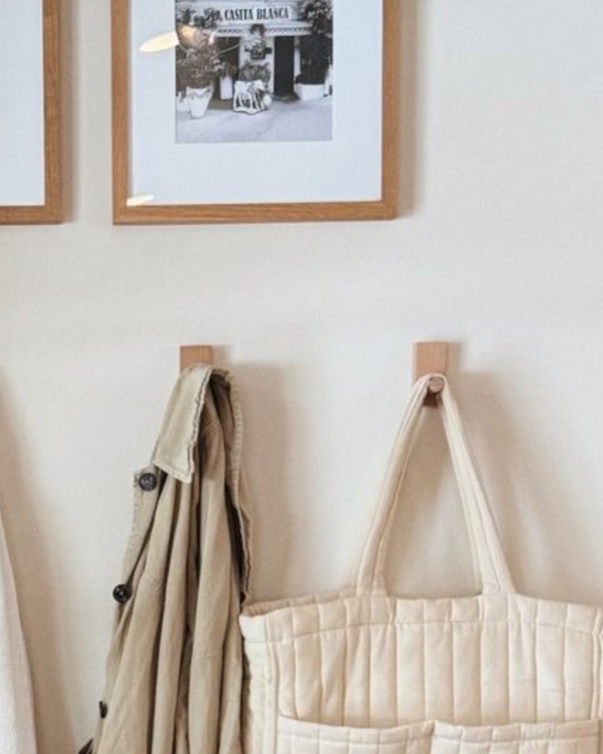 Little wooden wall hooks!