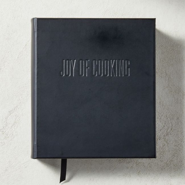Black Leather Joy of Cooking Book | CB2
