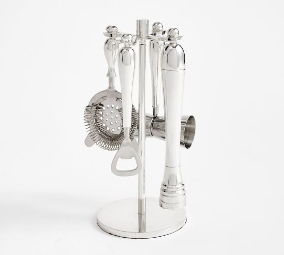 Atherton 4-Piece Bar Tool Set | Pottery Barn (US)