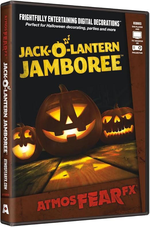 AtmosFX Jack-O'-Lantern Jamboree Digital Decorations DVD for Halloween Holiday Projection Decorat... | Amazon (US)
