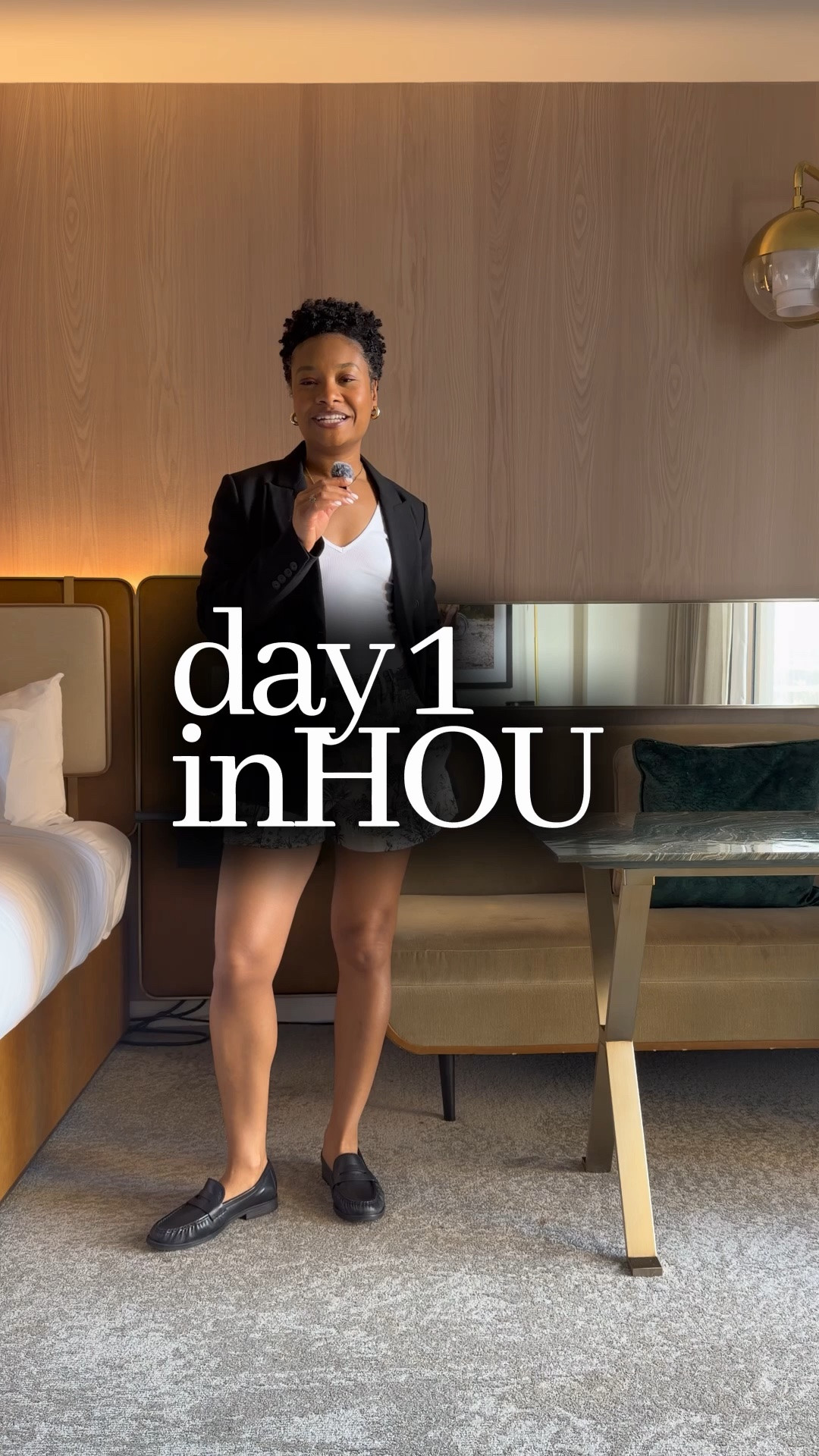 Day 1 in #Houston: love these shorts and the blazer is super comfy! I sized up in the shorts and the is a size 4. It’s pretty tts. I love dressing up shorts with loafers too.

#LTKootd #LTKdayinmylife #LTKgrwm