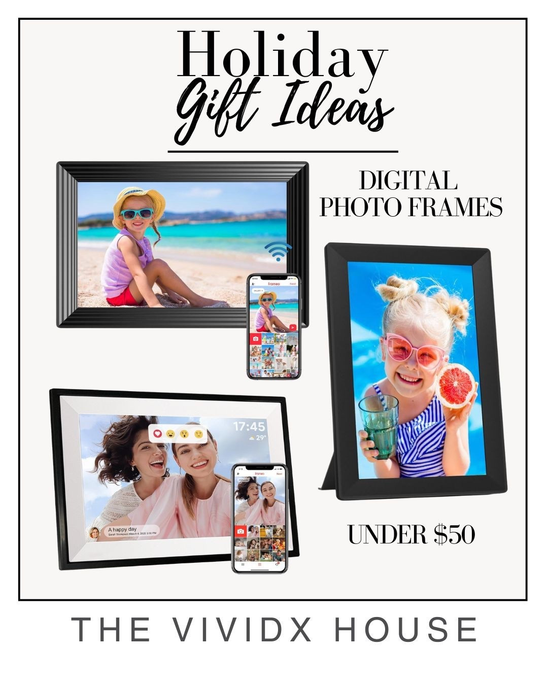 Give the gift of memories with these digital photo frames under $50. 

#giftguide #amazon #homedecor #holidaygifts #christmasgifts 

#LTKGiftGuide #LTKFindsUnder100 #LTKHoliday