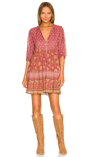Utopia Tunic Mini Dress in Berry | Revolve Clothing (Global)