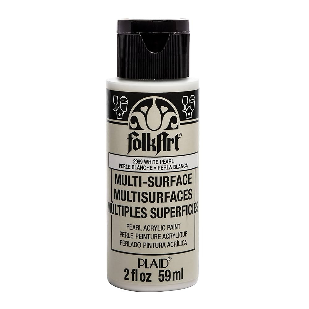 FolkArt multisurface pearl paint, 2 oz, White | Amazon (US)