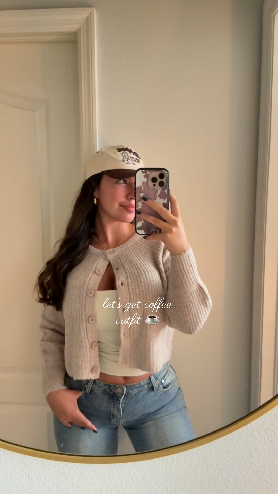 Cute & cozy coffee outfit for early fall 🍂 

#LTKFindsUnder50 #LTKStyleTip #LTKSeasonal