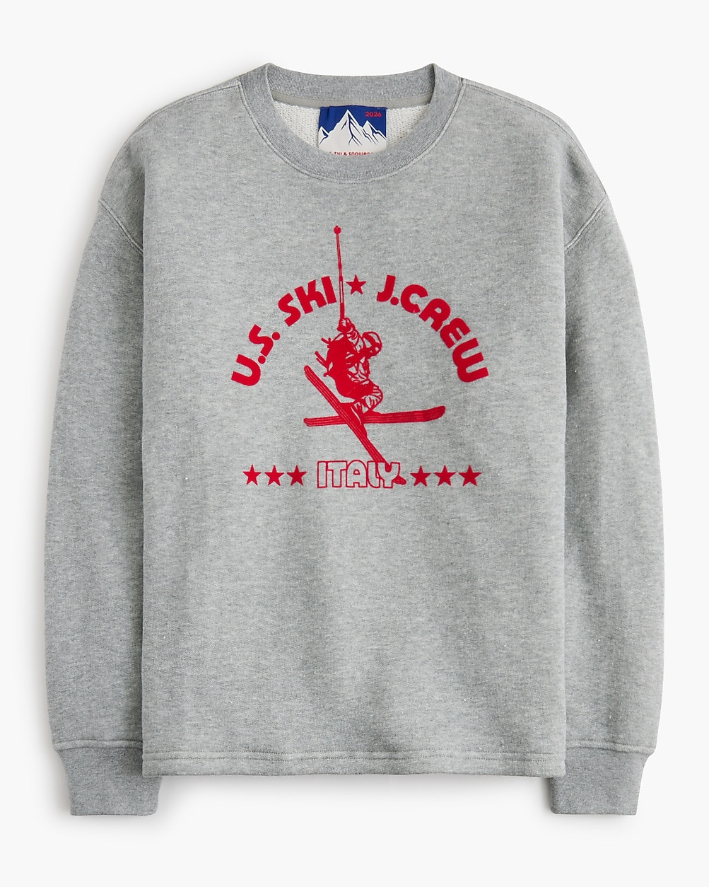 U.S. Ski & Snowboard by J.Crew heritage terry graphic crewneck sweatshirt | J.Crew Factory