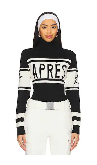 Apres Sweater in Black & Antique White & Toffee | Revolve Clothing (Global)