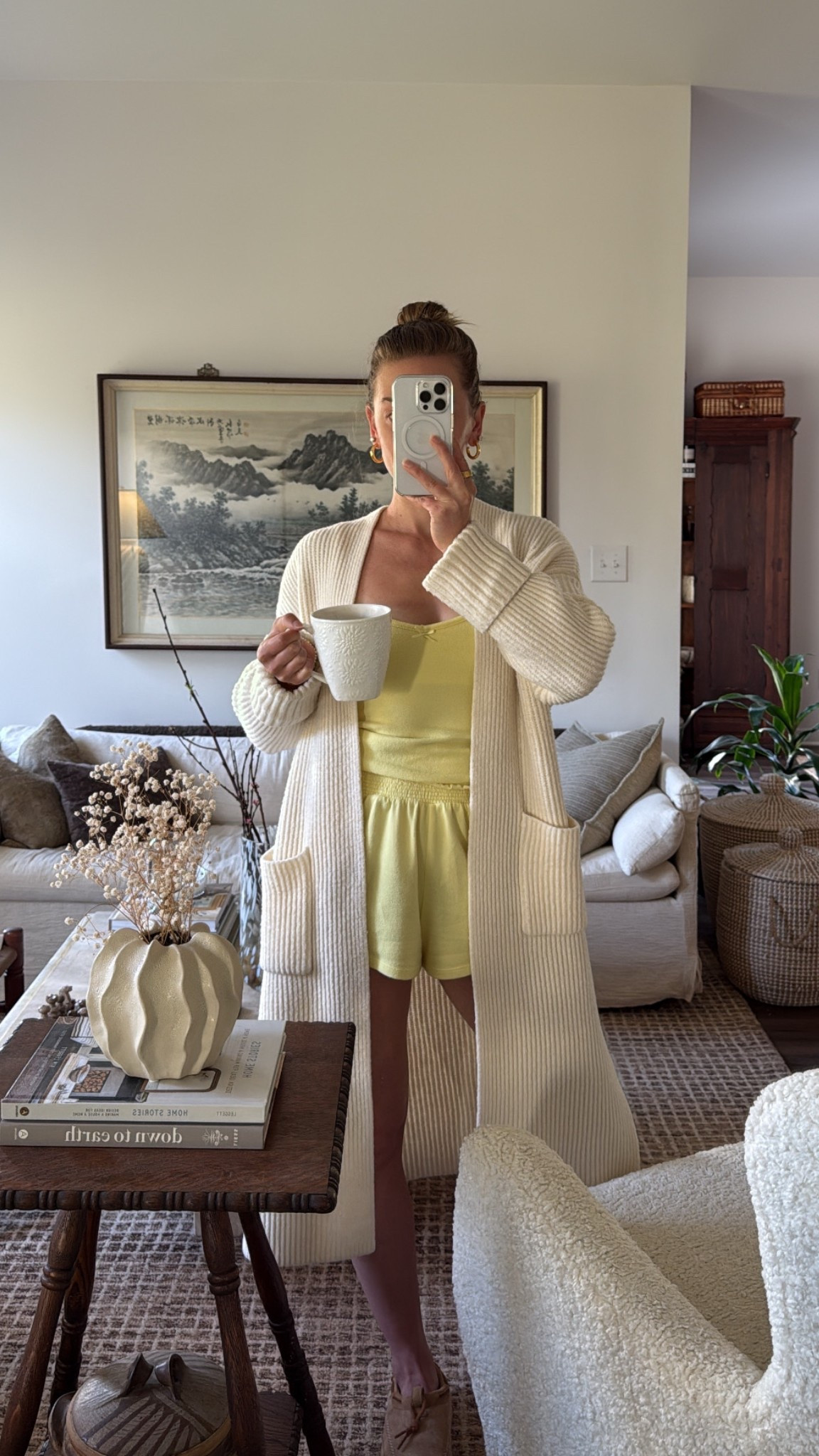 4/29/25 the comfiest pjs set 🫶🏼 soft yellow pajama set, cozy spring pjs, lightweight lounge set, spring loungewear outfit, cozy girl spring style, abercrombie sweater duster, soft and cozy outfit, casual spring nightwear, everyday cozy essentials, neutral loungewear look, cozy home outfit, transitional spring loungewear, comfy spring outfit inspo, cozy spring pajamas, slow living nightwear, cozy casual outfit, abercrombie favorites, spring at home style, small town cozy living, soft life wardrobe

