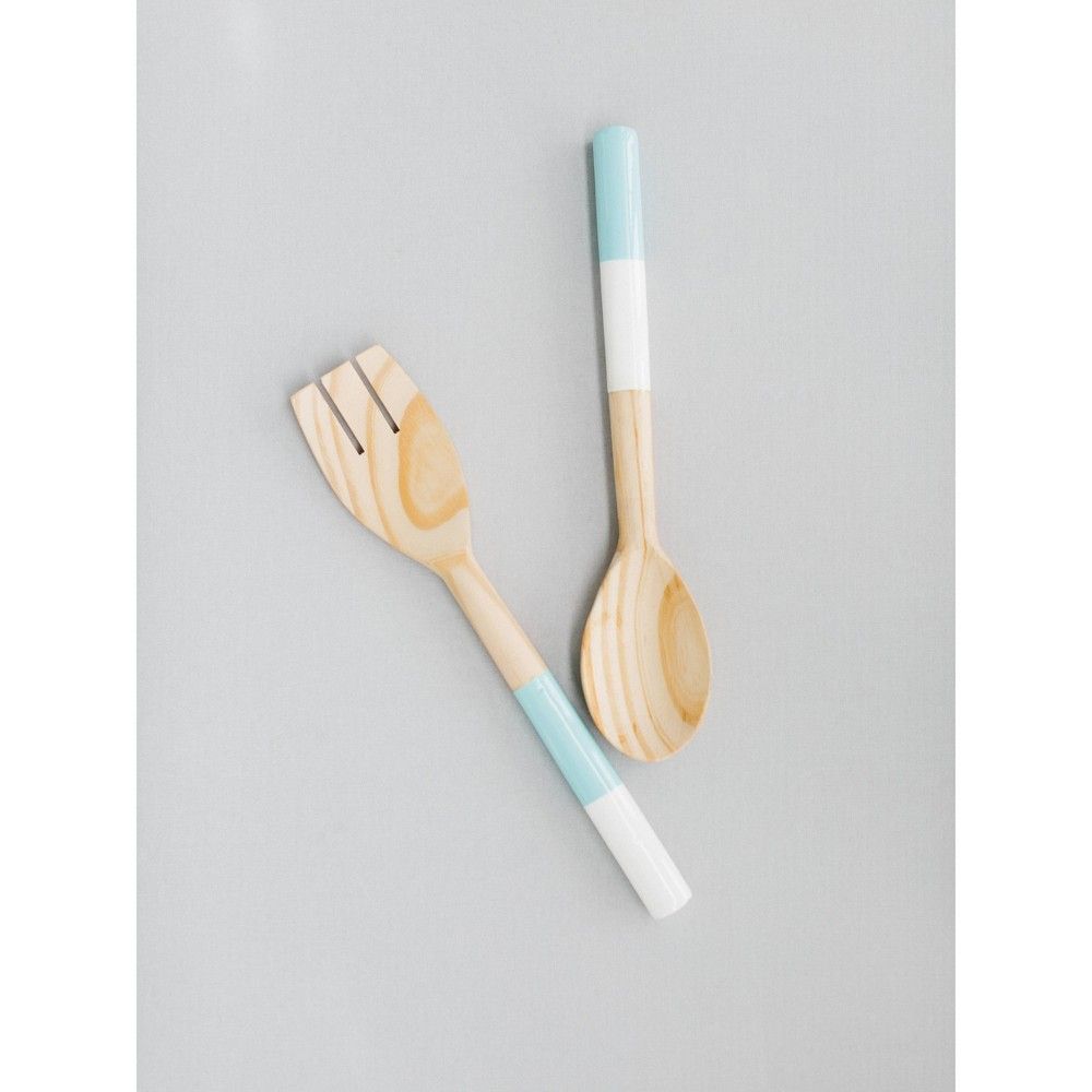 2pc Wood Naples Kitchen Utensil Set - Simply Whimsical | Target