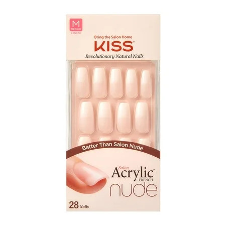 KISS Salon Acrylic Nude Nails - Leilani | Walmart (US)