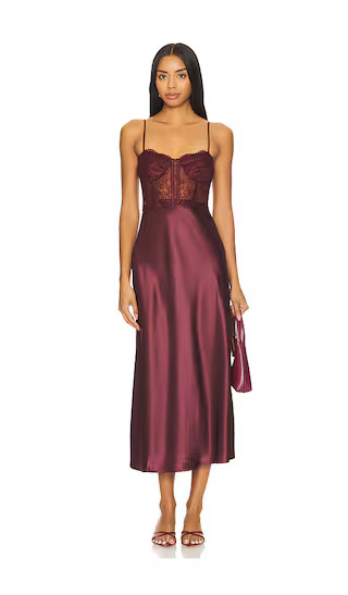 Maureen Dress in Cranberry | Revolve Clothing (Global)