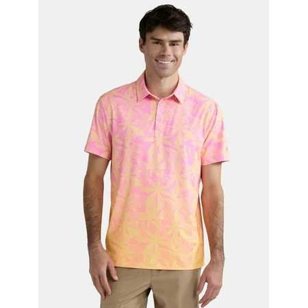 Birdie Bound Men s & Big Men s Novelty Print Golf Polo Sizes S-5XL | Walmart (US)