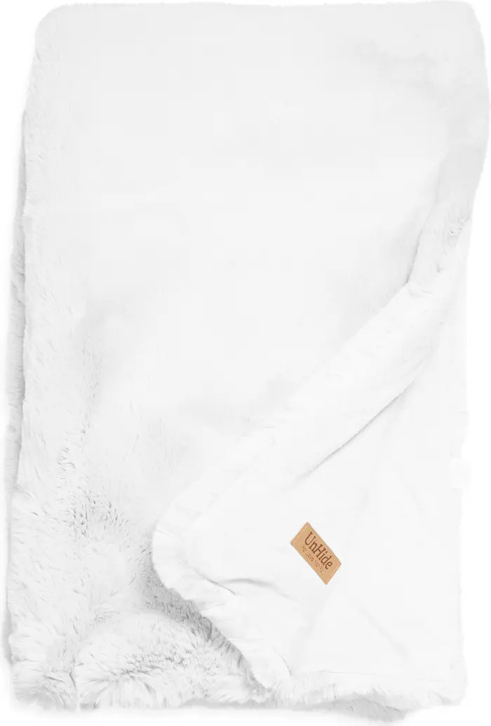 The Marshmallow 2.0 Medium Faux Fur Throw Blanket | Nordstrom