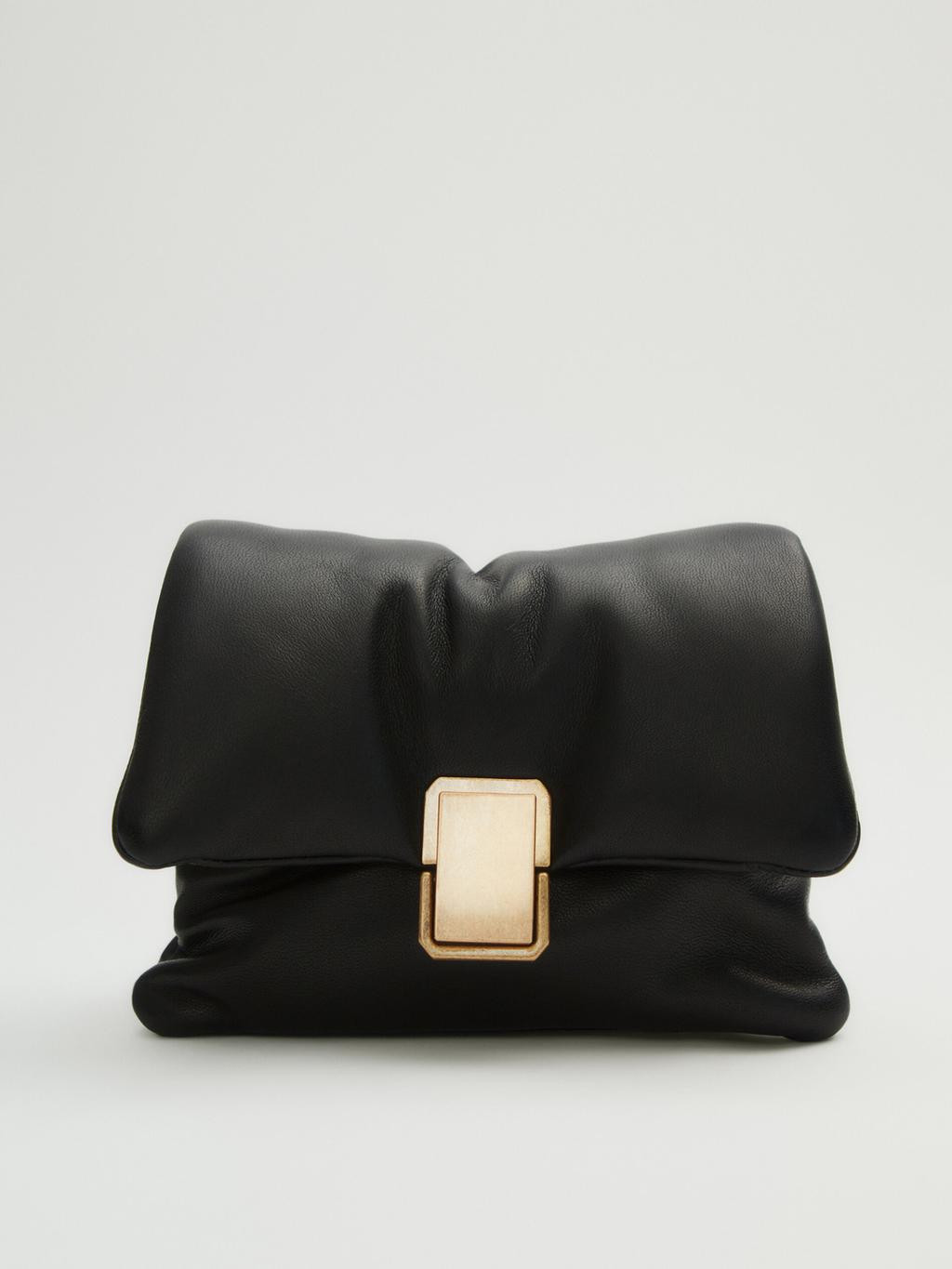 Gesteppte Mini-Umhängetasche aus Nappaleder | Massimo Dutti DE