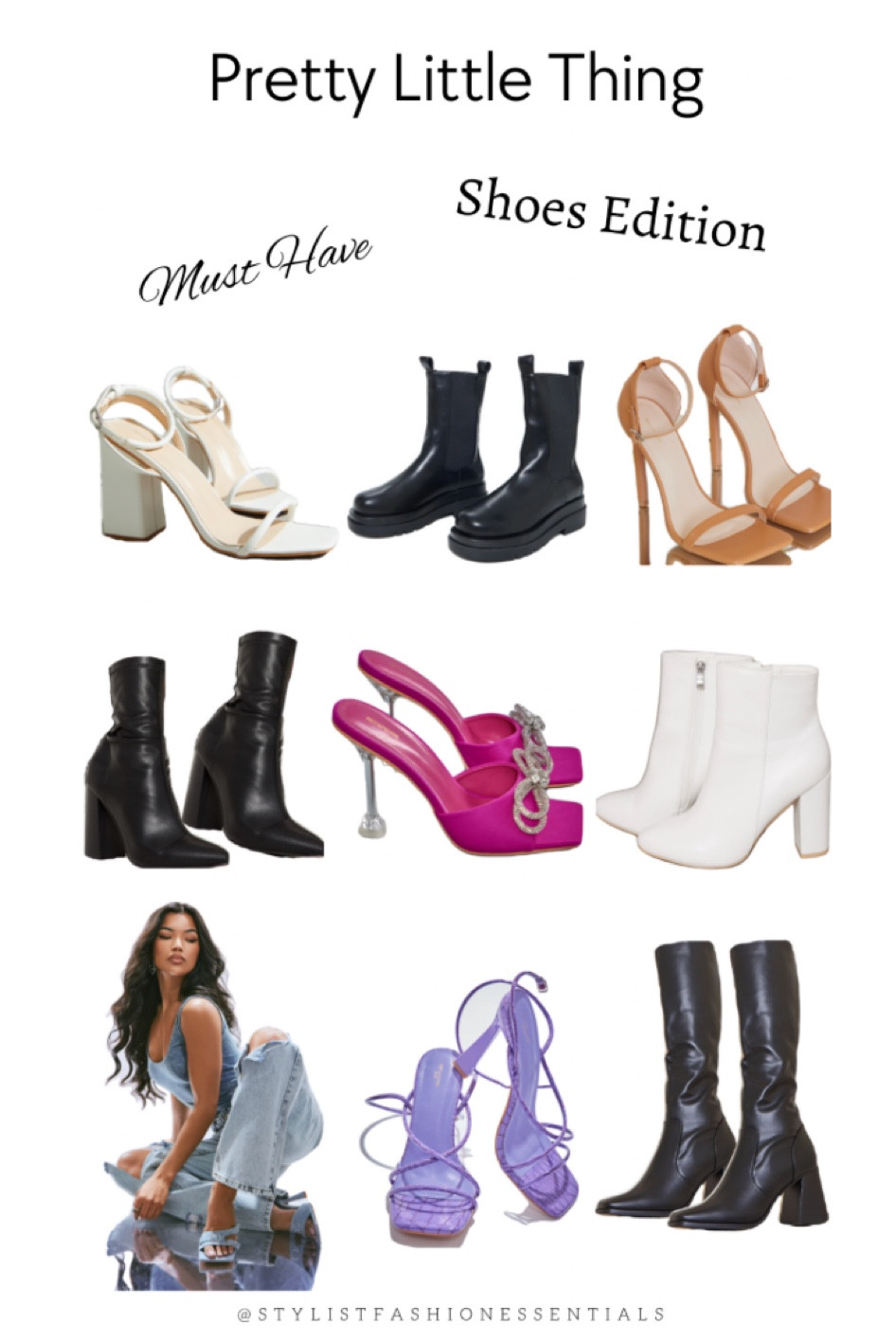 These are my picks for my most wanted shoes from Pretty little thing x Buy now while stocks last x 

Spring dresses 
Spring outfits
Spring skirts
Spring outfit inspo
Dresses
Mini dress
MIDI dress
Affordable dress 
White dress
Dressy outfit
Resort wear 

Easter
Spring outfit
Vacation outfit 
at Patrick’s day
Wedding guest 
Easter dress
Shoe women’s 
Shoes with jeans
Shoes for work 
Boots outfit 
Boots Spring
Boots with dress
Nude heels
Pink heels
Black heels
White heels 

#LTKBeauty#LTKFind#LTKFit#LTKAustralia#LTKEurope#Cozy#Dress#LTKSeasonal#fashion#womensfashion#weddingguest#Plussize#Springoutfits#Spring#Outfit#Sale#limited#musthave#LTKSale#LTKWorkwear#LTKcurves#LTKStyletip#LTKTravel#LTK#Jacket#Love#vacation#Blazer#Springbreak#Floraldress#Resortoutfit#vibrantoutfit #Weddingguest #Wedding#Denim#Pearlchain#DenimSkirt #Girlstrip #LTKTravel #LTKWorkwear#LTKunder50

#LTKunder100 #LTKunder50 #LTKsalealert