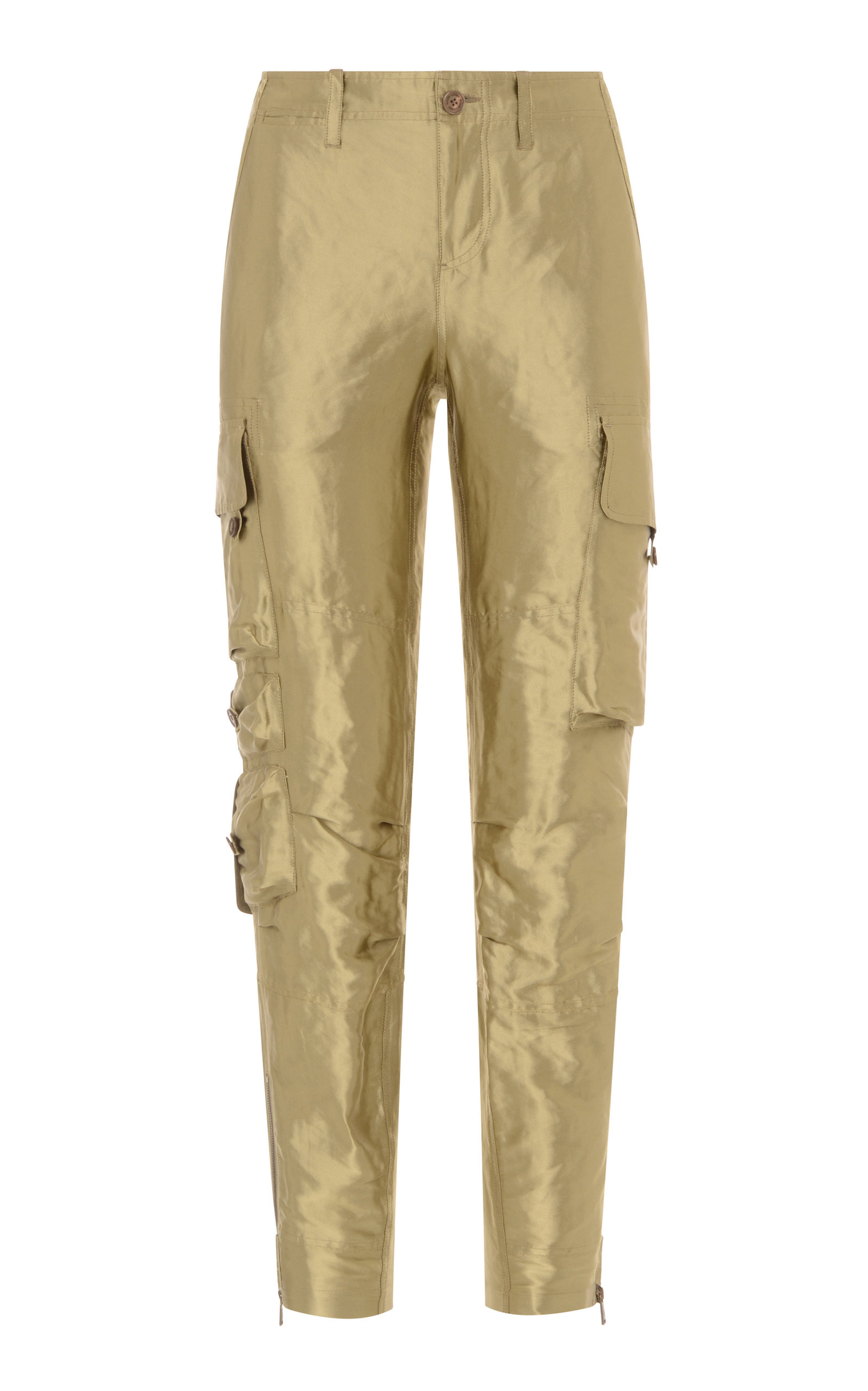Ralph Lauren - Women's Mitchell Cargo Pant - Metallic - US 2 - Moda Operandi | Moda Operandi (Global)