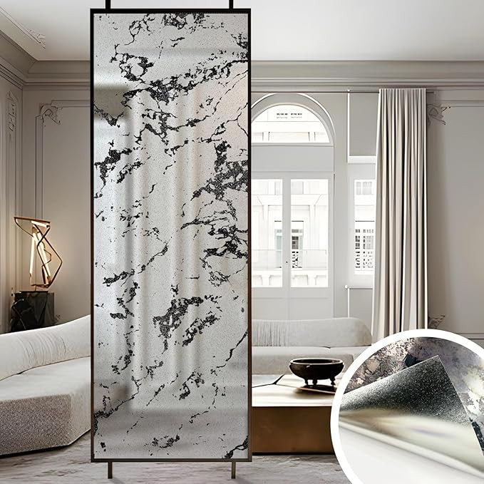 Vintage Foxed Paint Antique Chrome Reflective Style Wallpaper, Grunge Peel and Stick Contact Pape... | Amazon (US)