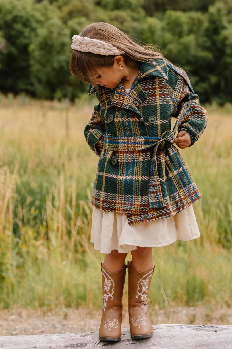 Mini Holly Plaid Coat - FINAL SALE | Ivy City Co