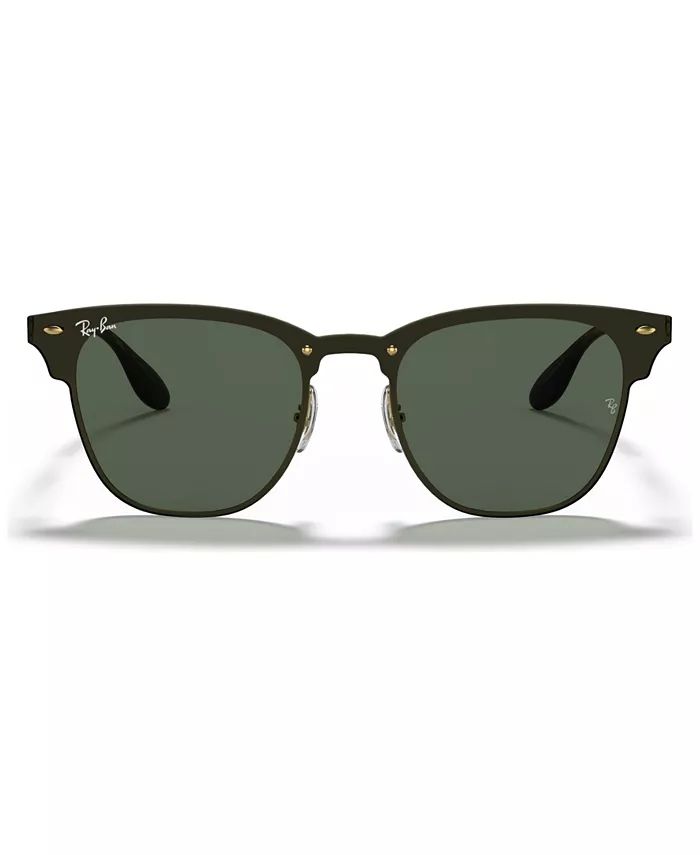 Ray-Ban Sunglasses, RB3576N BLAZE CLUBMASTER & Reviews - Sunglasses by Sunglass Hut - Handbags & ... | Macys (US)