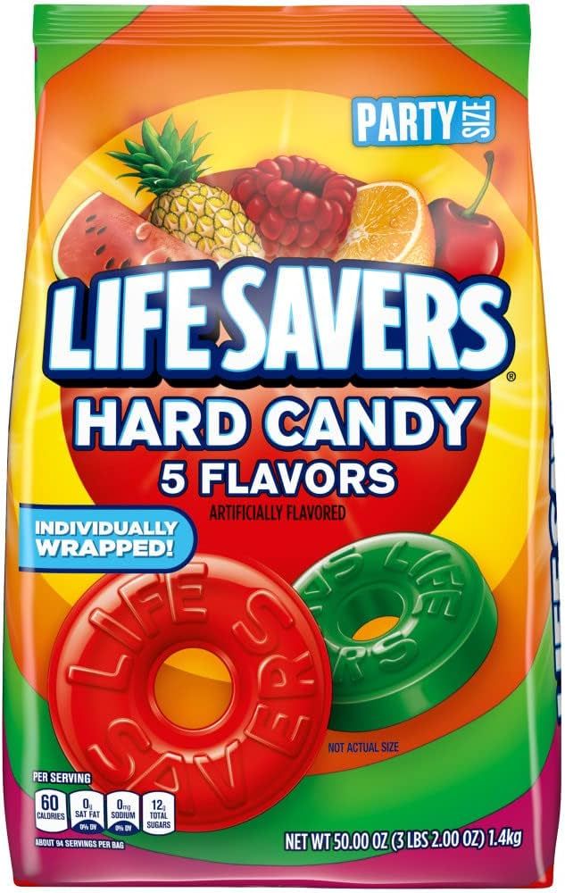 LifeSavers Hard Candy, Original Five Flavors, 50 Oz Bag | Amazon (US)
