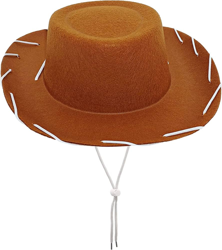 4E's Novelty Child Brown Cowboy Hat for Toddlers & Kids Felt - Kid Cowboy Costume Hat for Boys & ... | Amazon (US)