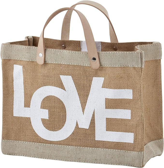 Creative Brands Hold Everything Market Tote, 12.5" x 9.5", Love | Amazon (US)