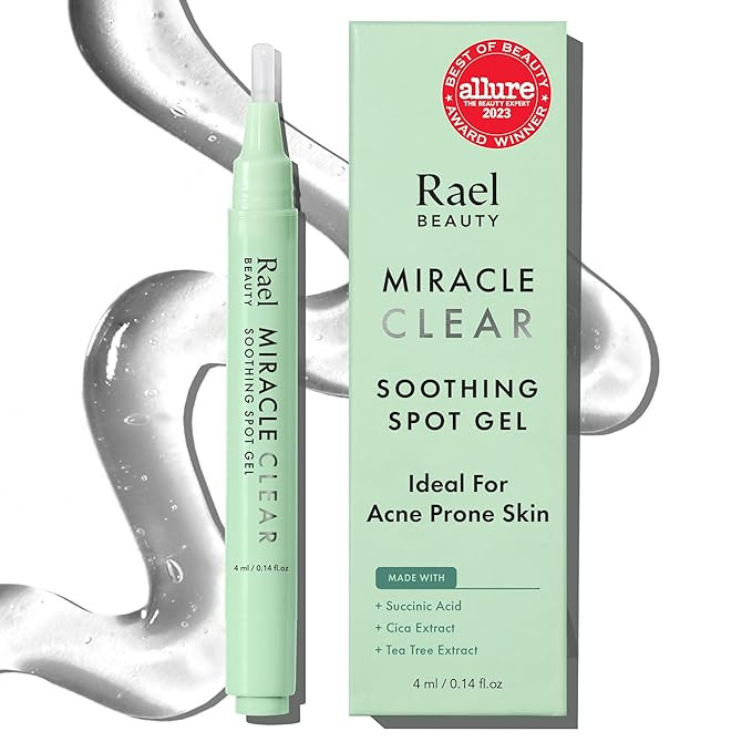 Rael Acne Spot Treatment, Miracle Clear Soothing Spot Gel Pen - Acne Gel, Pimple and Blemish Trea... | Amazon (US)