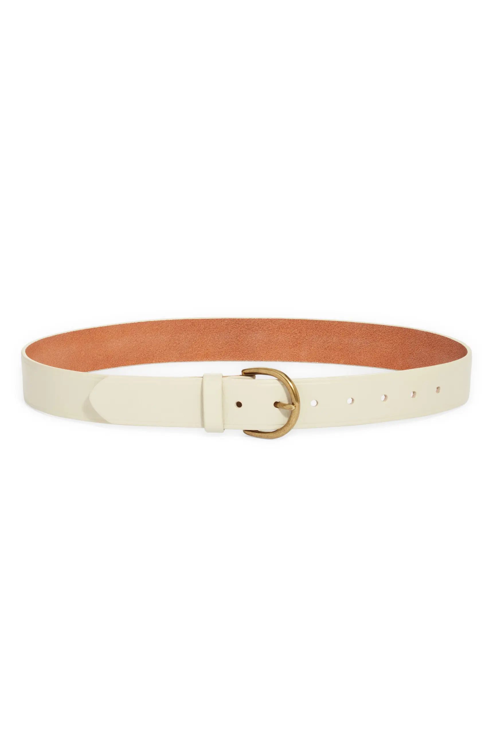 Medium Perfect Leather Belt | Nordstrom