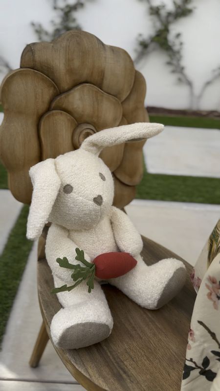 Sweet bunny stuffed animal for your couch decor or for your favorite little bunny this Easter! 

#LTKVideo #LTKfindsunder100