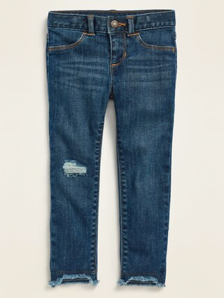 Ballerina Built-In Tough Distressed Skinny Jeans for Toddler Girls | Old Navy (US)