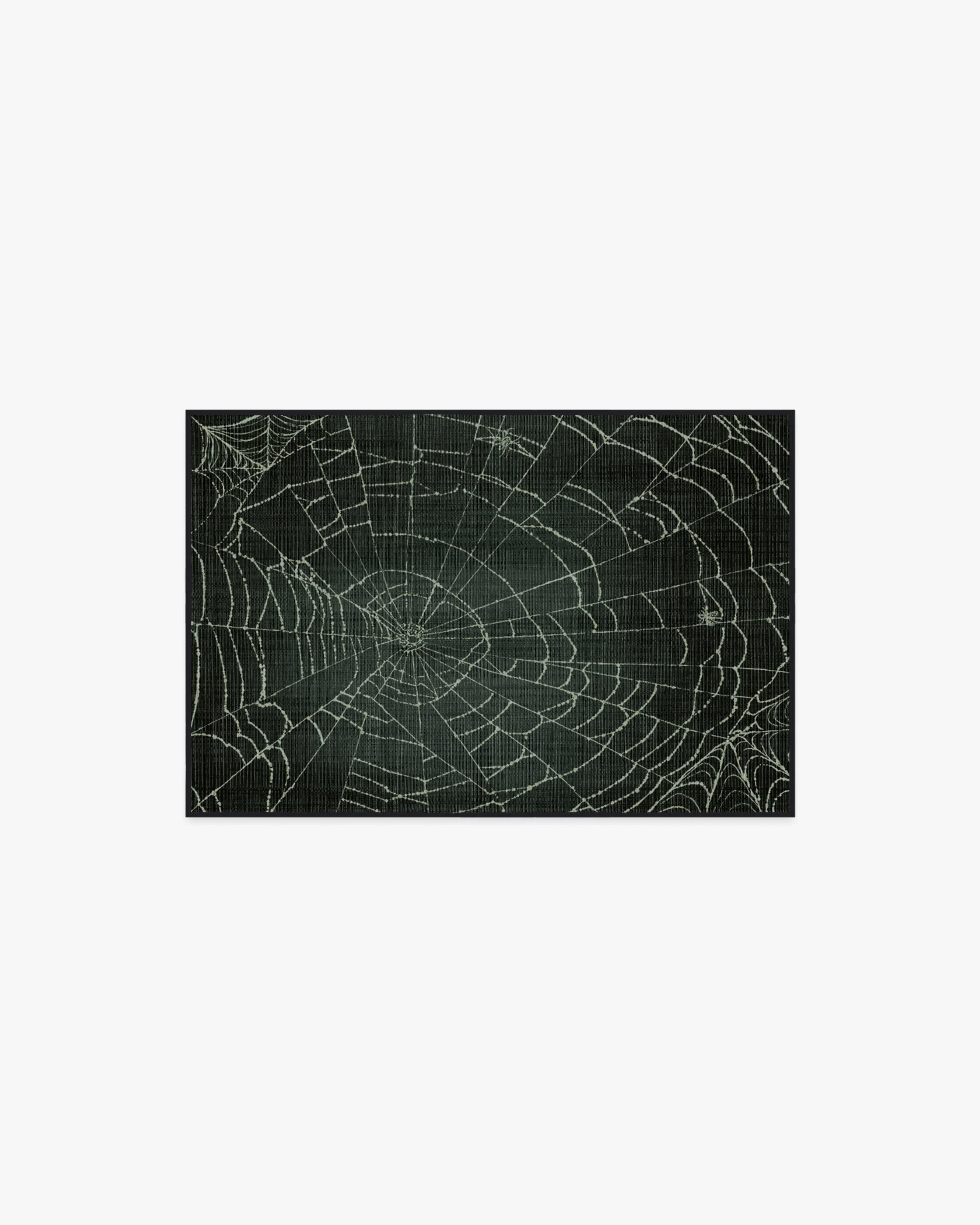 Web Soft Black Flatwoven Rug | Ruggable