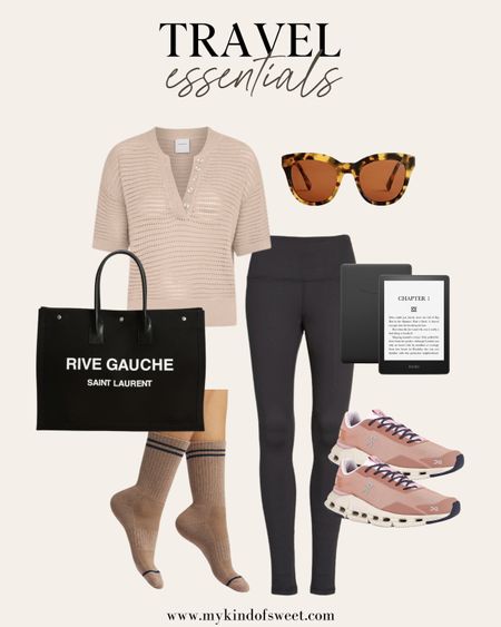 Travel essentials for your next vacation. I love these tennis shoes and comfy top. Pair with this tote that holds everything you need. 

#LTKtravel #LTKitbag #LTKstyletip