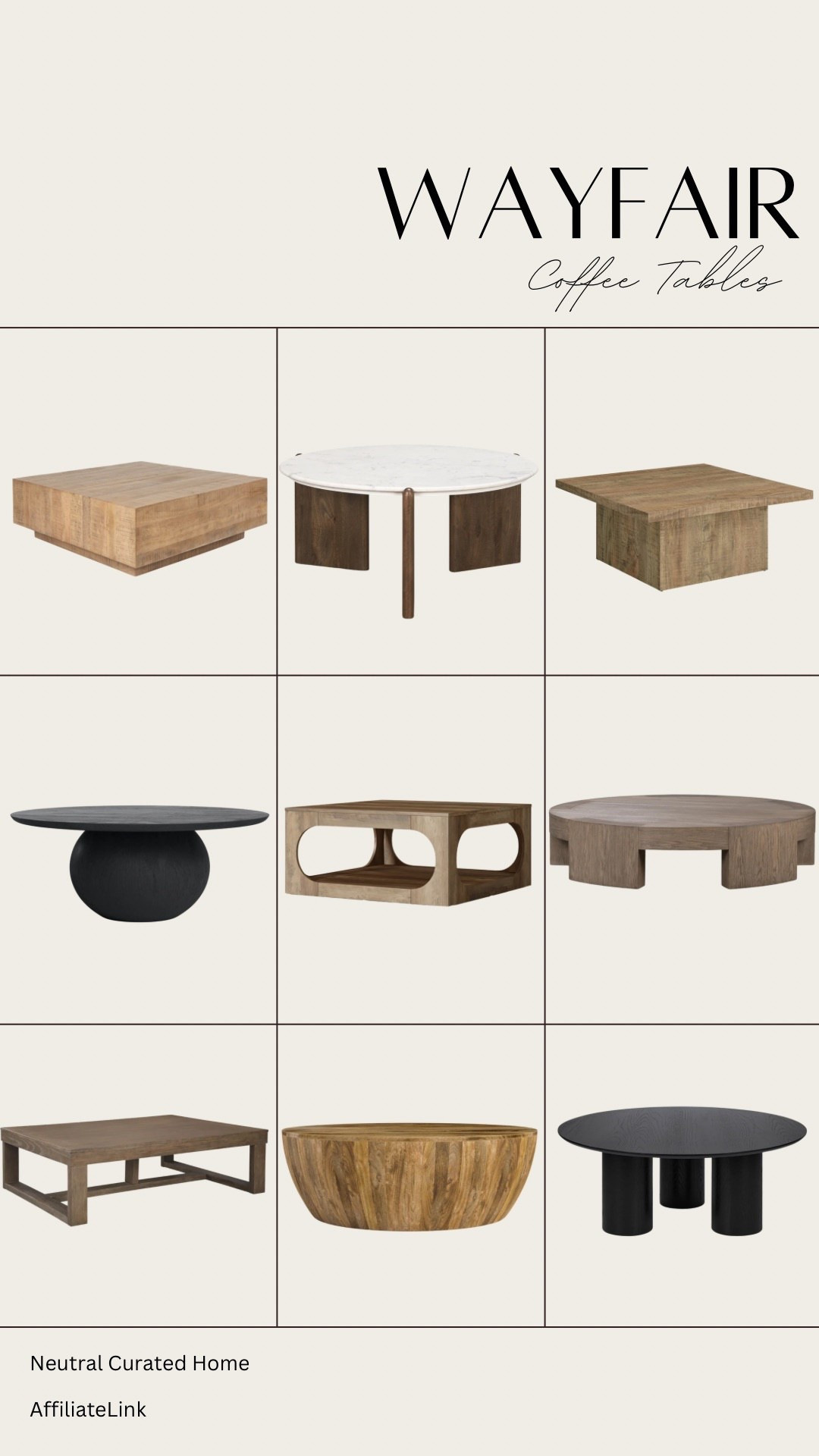Coffee tables from @Wayfair 🤍

#LTKSaleAlert #LTKHome