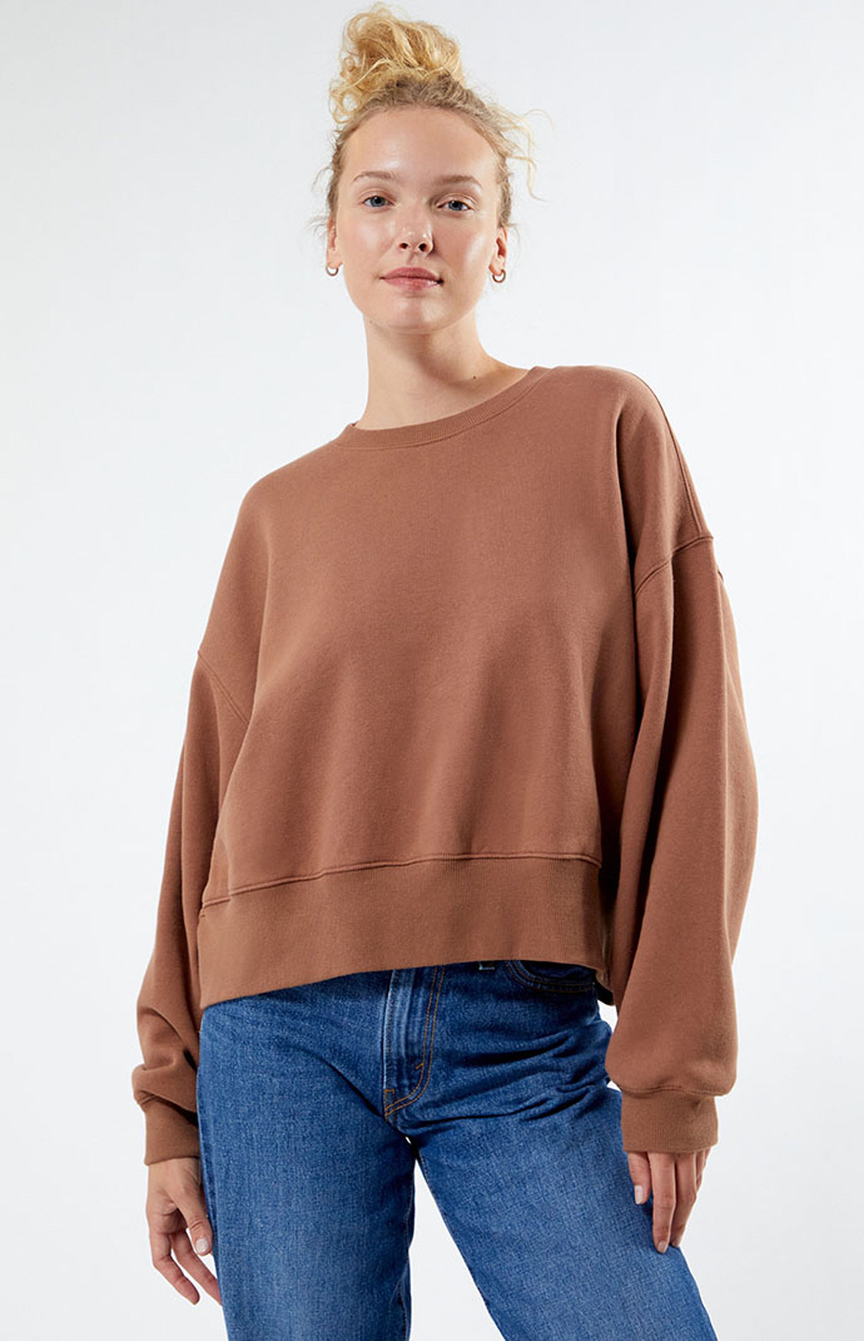 PacSun Best Bet Cropped Fleece Sweatshirt | PacSun