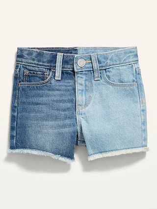 High-Waisted Cut-Off Jean Shorts for Toddler Girls | Old Navy (US)
