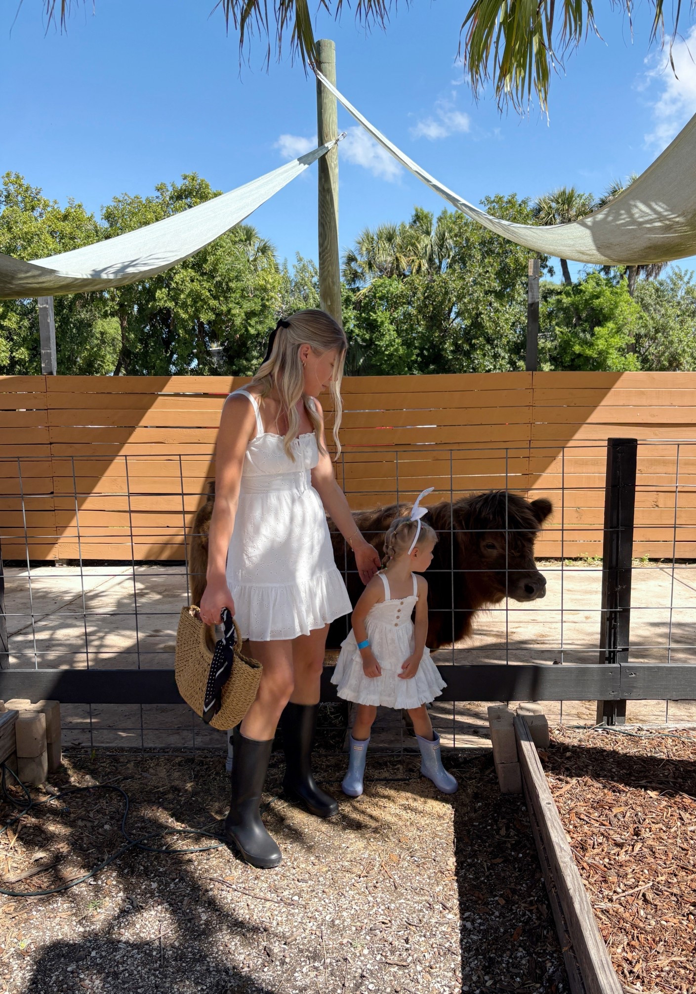 farm outfit. spring fashion. white eyelet dress. rain boots. minimalist fashion. toddler white eyelet dress. toddler rain boots.  

#LTKootd #LTKKids #LTKmomlife