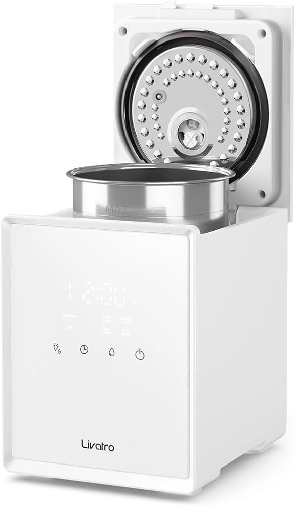 Stainless Steel Humidifier, 3L Warm Mist Humidifier, Easy Clean with Warm Steam Humidifier, Healt... | Amazon (US)