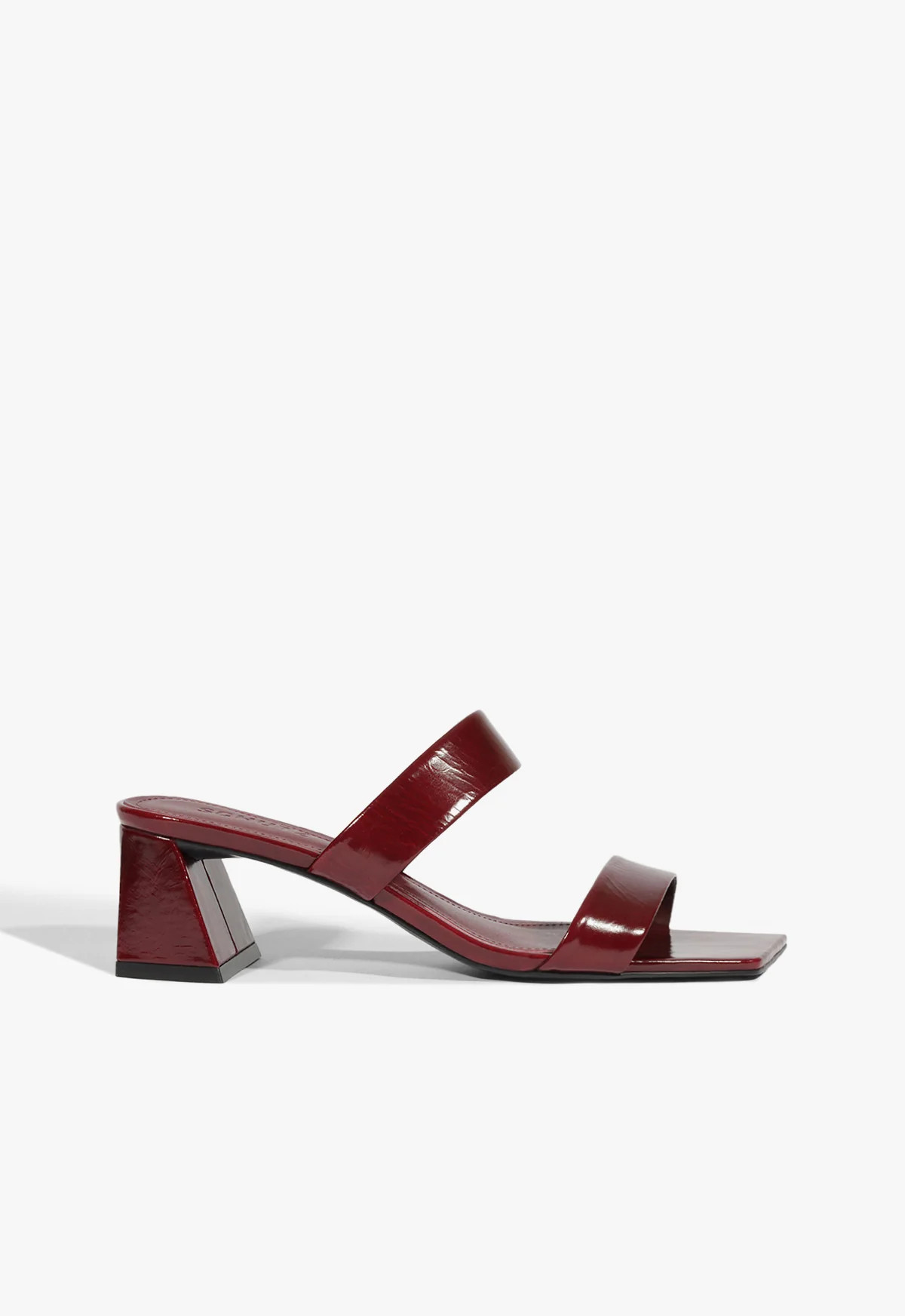 Chantal Mid Patent Sandal | Schutz (US)