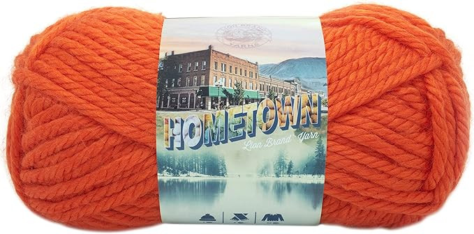 Lion Brand Hometown USA Yarn Syracuse Orange | Amazon (US)
