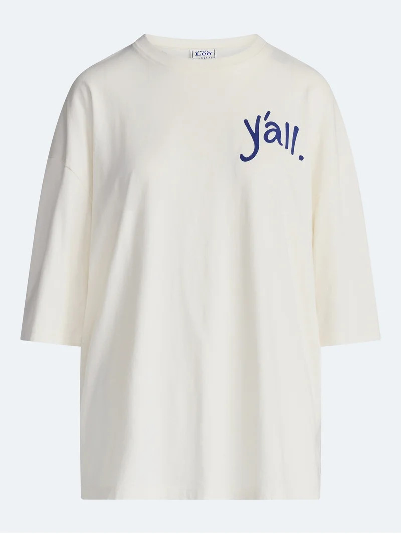 Kacey Lee Women's Y'all Women's Graphic Tee with Short Sleeves, Sizes XS-XXL | Walmart (US)