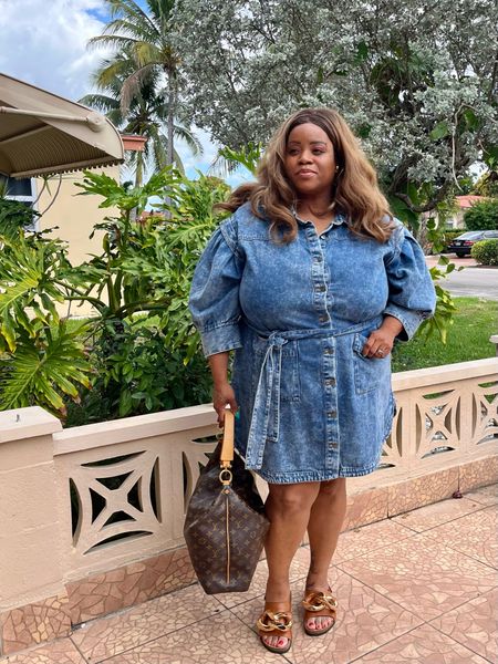 Future Collective denim dress and JW Anderson sandals 

#LTKover40 #LTKplussize #LTKxTarget