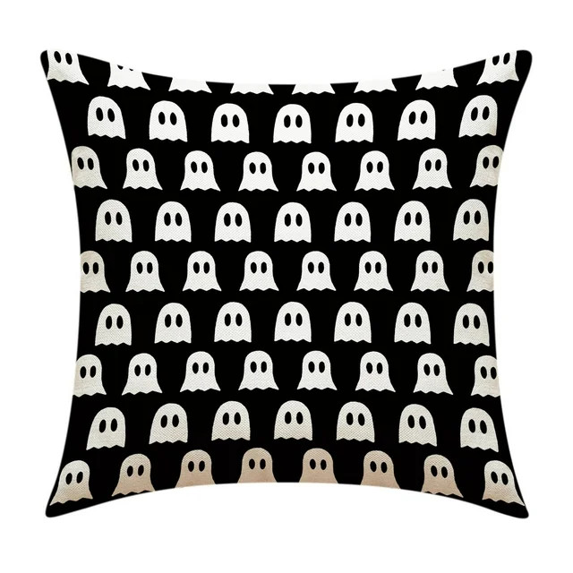 Bwomeauty Halloween Decorations, Fall Decorations for Home Halloween Linen Print Throw Pillow Hom... | Walmart (US)