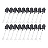 OaaXbbECco Novelty Mini Shovel Shape Spoons Cute Disposable Plastic Dessert Spoons (50 black+whit... | Amazon (US)