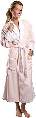 MONARCH Unisex Plush Lined Microfiber Bath Robe - Soft Shell with Polyester Lining, Resort-Grade ... | Amazon (US)