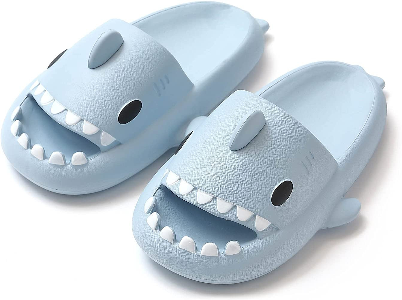 TREEMALL Unisex Cute Shark Slides Slippers for Family Matching Outfit - Novelty Lightweight Anti-... | Amazon (US)