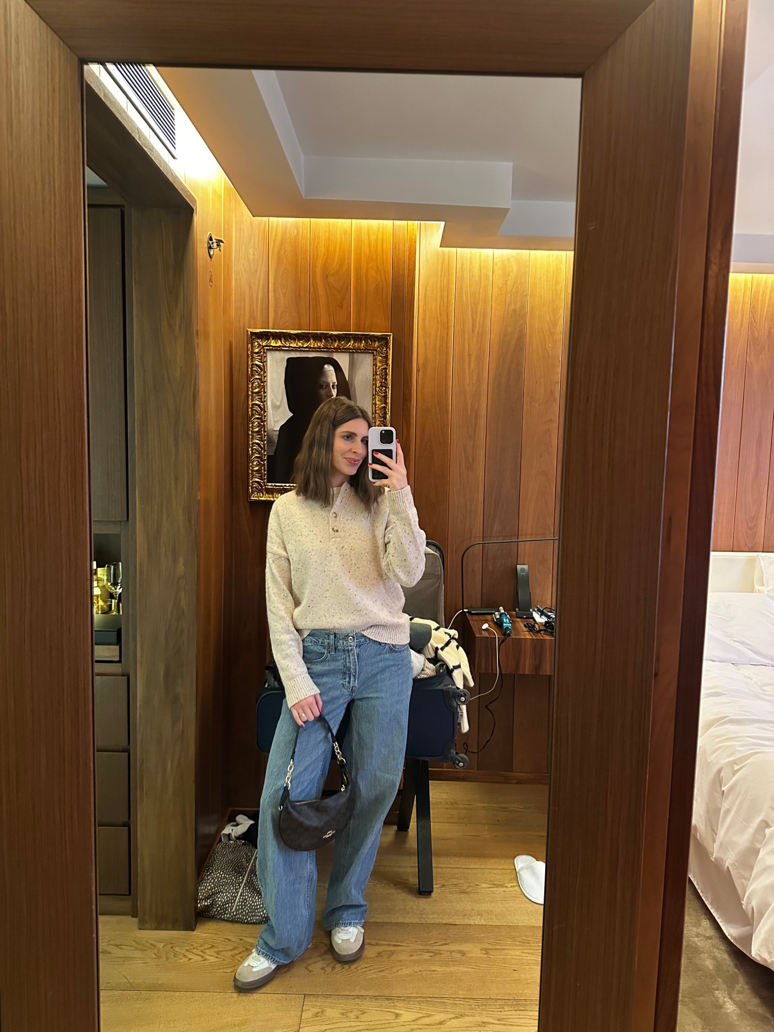 Small sweater
Xs tee
Size 24 jeans - curve love 

Casual outfit
Spring outfit


#LTKSeasonal #LTKWorkwear #LTKootd