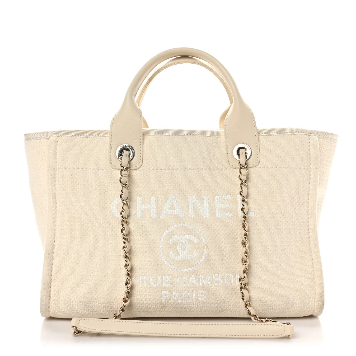 Mixed Fibers Small Deauville Tote White | FASHIONPHILE (US)