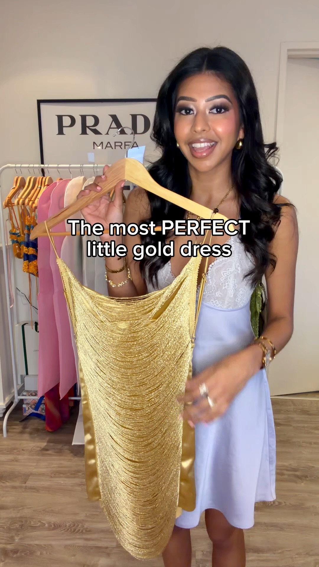 My favourite gold mini dress 💛

#grwm #golddress #minidress #nightoutdress #jadedlondon
